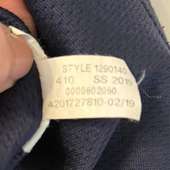 Under Armour Heat Gear Polo Navy and Gray Short Sleeve Loose Shirt XXL - Picture 9 of 9